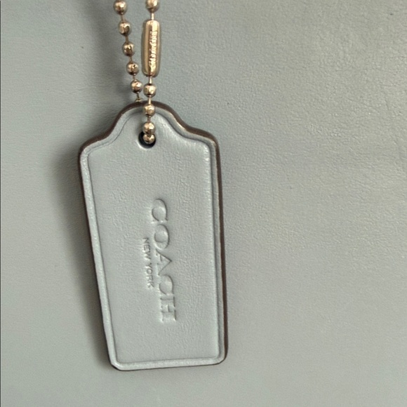 Coach ZOE 2018 Light Blue Leather Satchel with hangtag - Picture 5 of 17